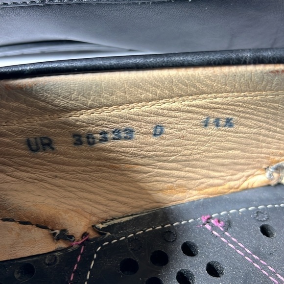 Salvatore Ferragamo Sz 11.5 D Black Leather Parigi Driving Loafers main image 7